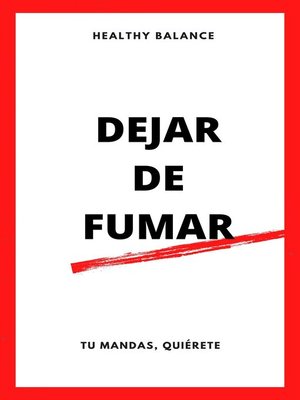 cover image of DEJAR DE FUMAR